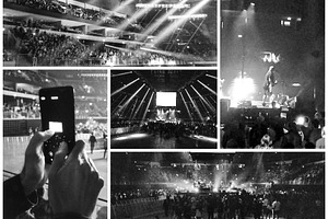 Rock concert collage black and white set, a Sports & Recreation Photo by DanFLCreativo