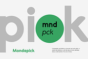 Mondapick Sans Serif Font Family, a Sans Serif Font by UICreative (Thumbnail 11 of 12)