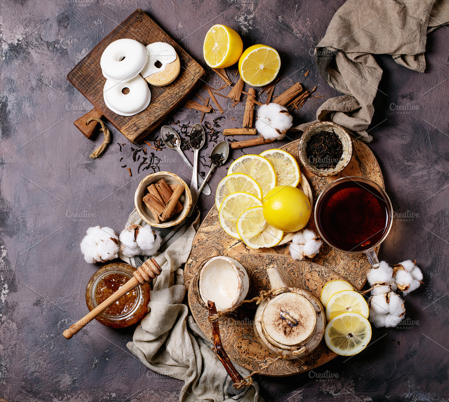 Black tea in glass cup containing above, antioxidant, and background, a Food & Drink Photo by RomanDebree