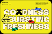 GC Skined – Bold Condensed Display, a Sans Serif Font by Glyphonic (Thumbnail 3 of 15)