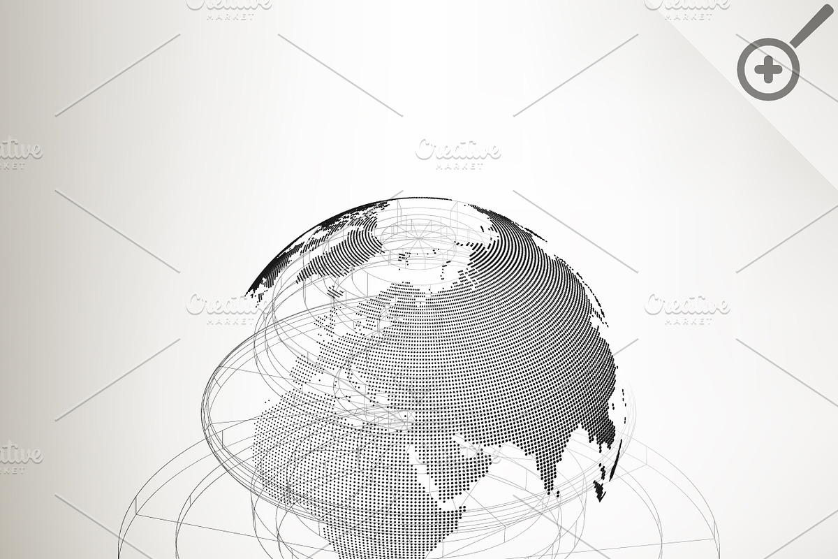 Bundle of 15Abstract 3D world globes, a Technology Illustration by VectorShop (Photo 6 of 15)