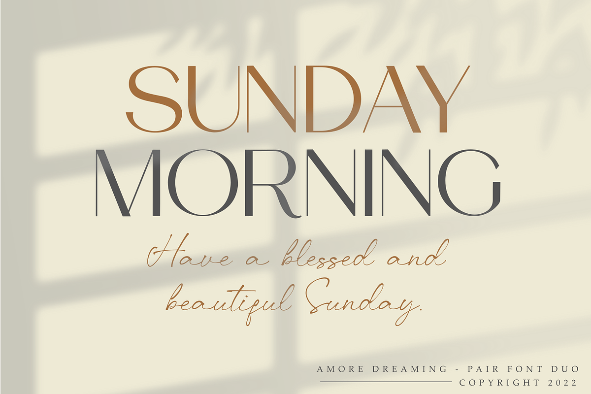 Amore Dreaming Font Duo, a Sans Serif Font by zeenesia (Photo 8 of 15)
