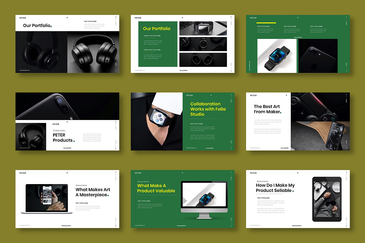 Peter - Business Google Slide, a Presentation Template by Dens Creative Studio (Photo 4 of 6)