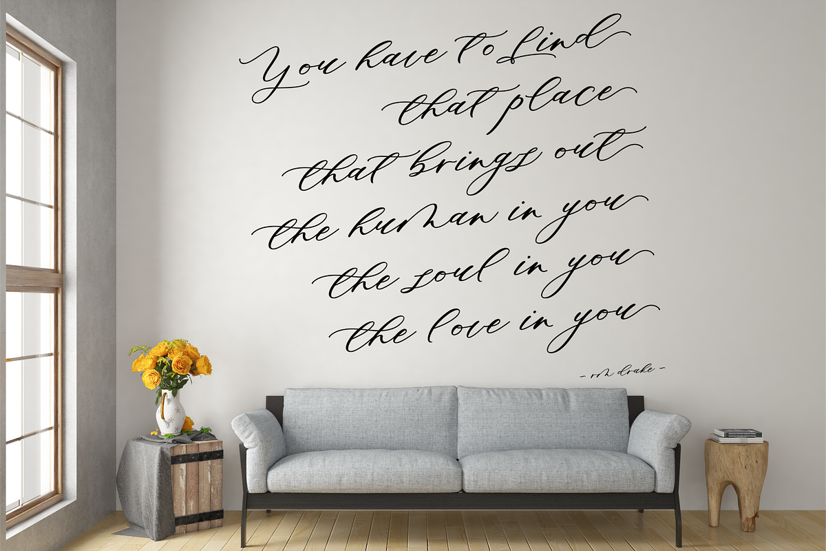Minimalist - Modern Calligraphy preview 5