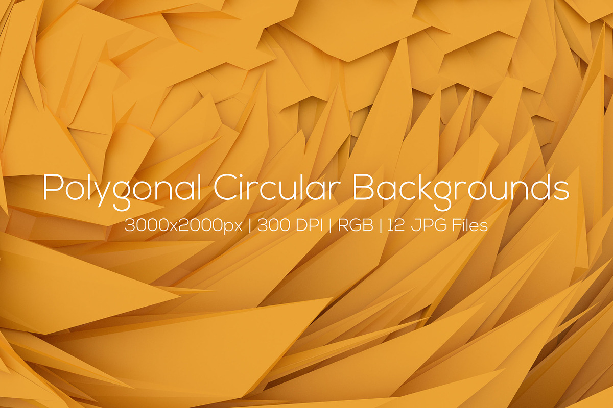 Polygonal Circular Backgrounds, a Texture Graphic by The_DrX (Photo 1 of 13)
