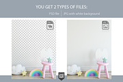 KIDS WALL & FRAMES Mockup Bundle - 3, a Print Template by Yuri-U (Thumbnail 3 of 33)