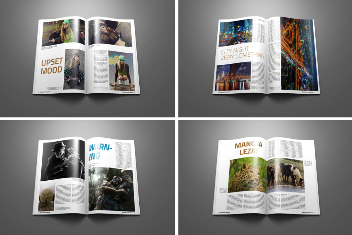 A4 MAGAZINES, a Magazine Template by marone (Photo 4 of 5)