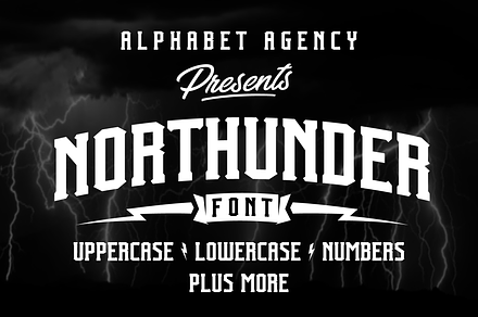 Northunder Font, a Slab Serif Font by Alphabet Agency