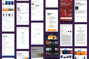 iOS11 GUI KIT Illustrator Sketch XD, an UI Kit Template by Ui Markets (Thumbnail 15 of 21)