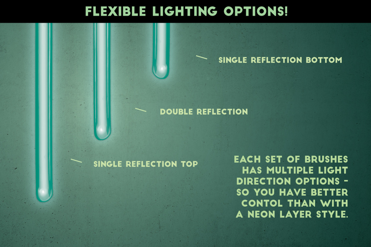 Neon - Realistic Brush Set, a Brush Add-On by The Artifex Forge (Photo 6 of 7)