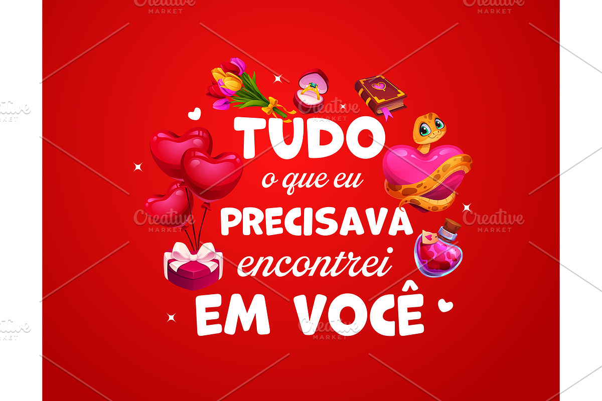 Valentines day romantic Spanish quot, an Illustration by Buch&Bee (Photo 1 of 3)