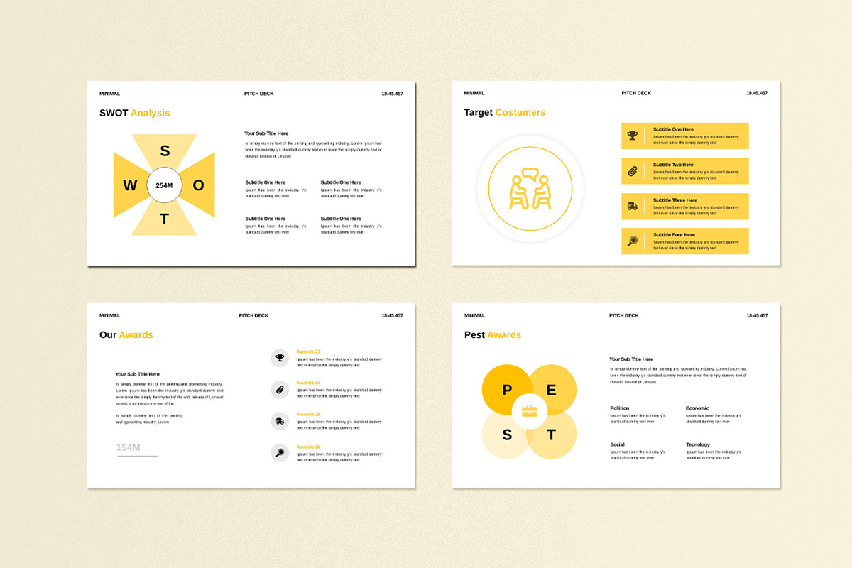 Pitch Deck Presentation Template, a Presentation Template by Dream-Lab (Photo 6 of 7)