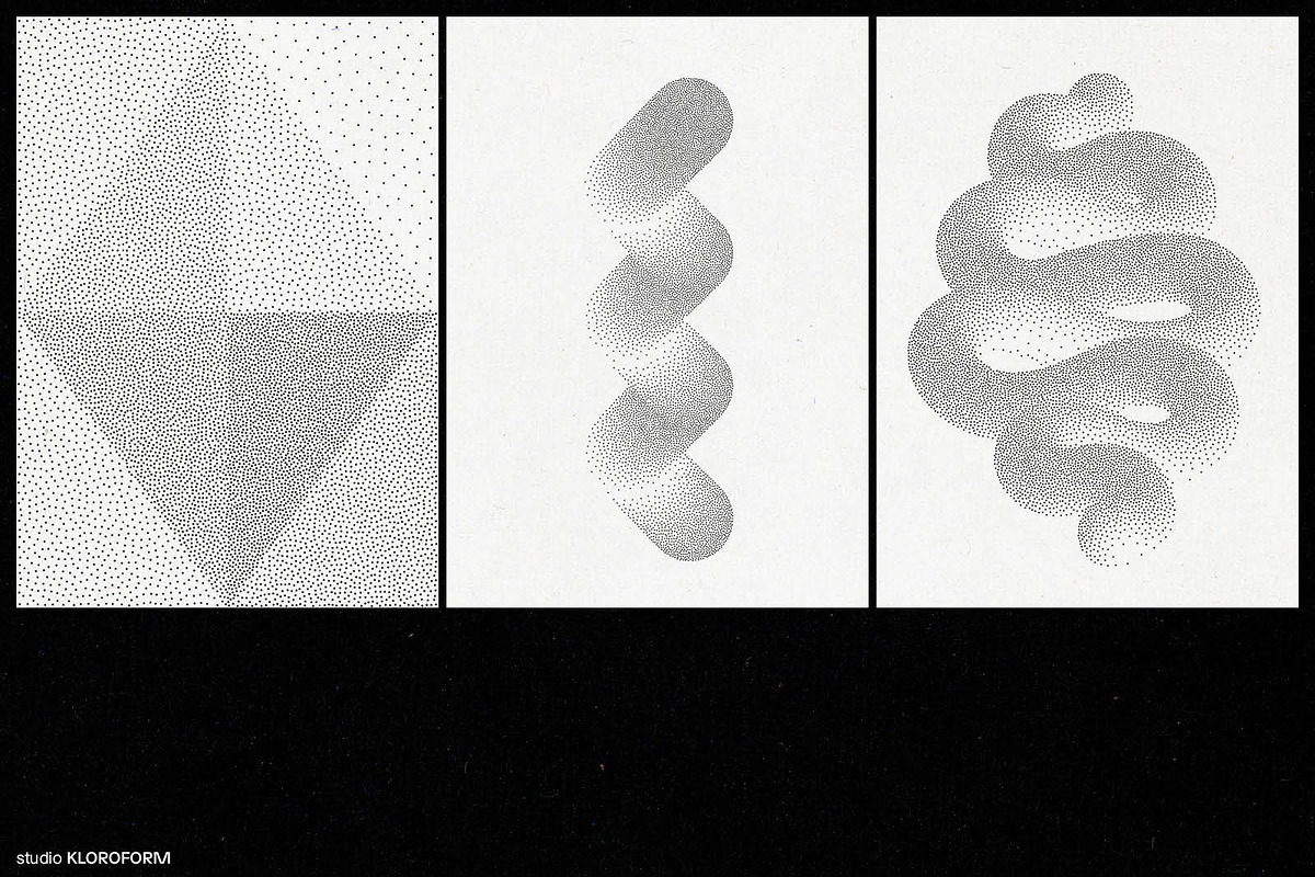 Stipple 2 - 100 dotted objects, an Object Graphic by kloroform (Photo 9 of 21)