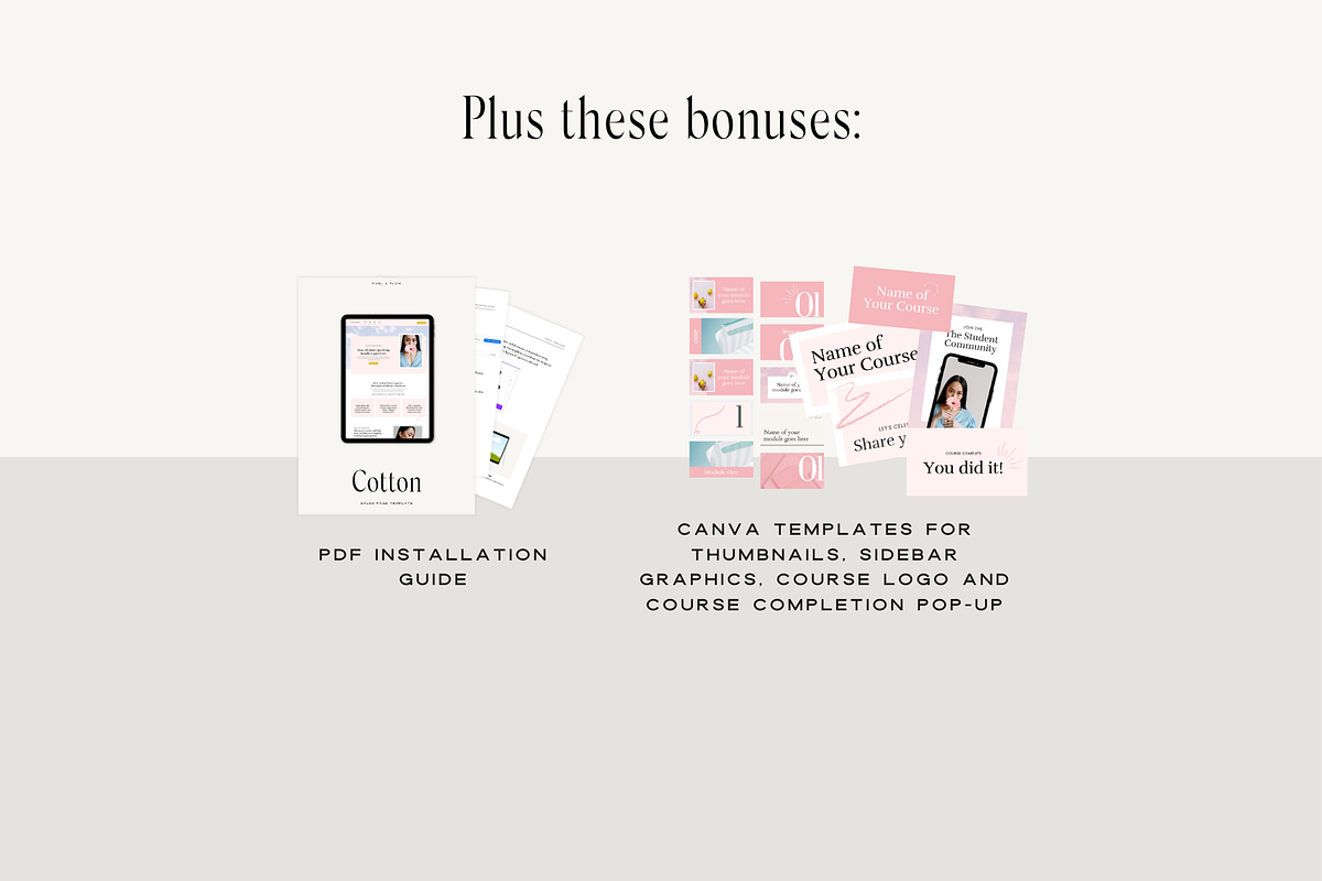 Kajabi Course Template for Courses, a Landing Page Template by Pixel & Flow (Photo 8 of 9)