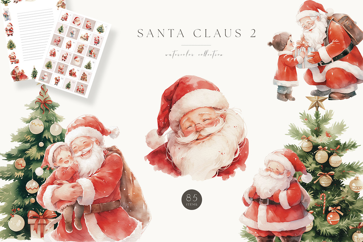 Santa Claus 2, a Seasonal Illustration by heyiamalice (Photo 1 of 15)