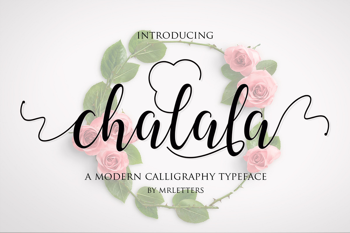 NEW Chalala Script, a Script Font by MrLetters (Photo 9 of 10)