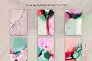 Alcohol ink background collection, a Texture Illustration by Mona Ahmed (Thumbnail 3 of 12)