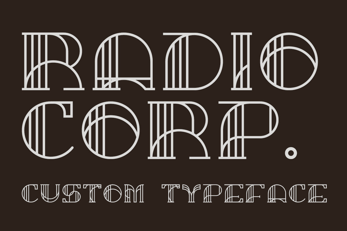 Radio Corp - Display Typeface