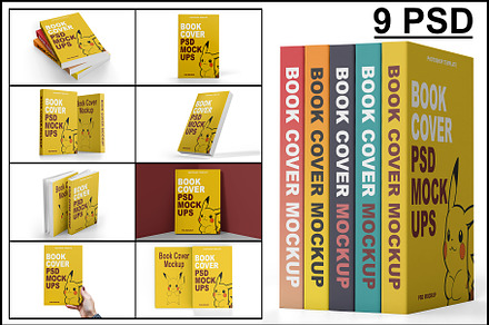 Book Cover Mockup, a Product Mockup by mockupbuys