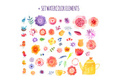 BIG WATERCOLOR BUNGLE, a Decorative Illustration by Anna Guz's Store (Thumbnail 7 of 9)