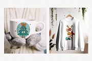 Merry Groovy Christmas Collection, a Seasonal Illustration by Alla's Creations (Thumbnail 5 of 13)