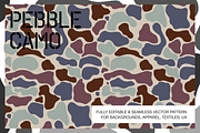 Pebble Camo Seamless Pattern, a Pattern Graphic by Graphic Pattern Studio (Thumbnail 1 of 4)
