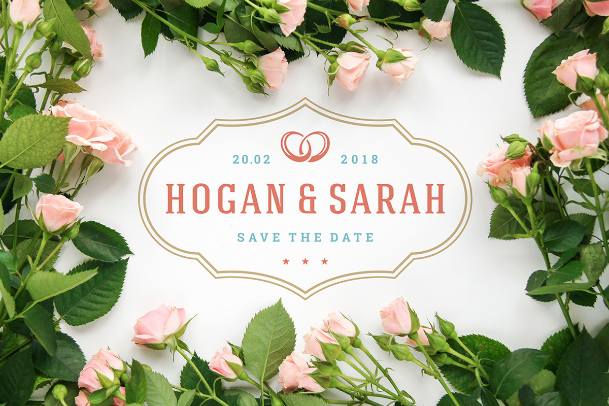 18 Wedding Logos and Badges, a Branding & Logo Template by Vasya Kobelev (Photo 3 of 10)
