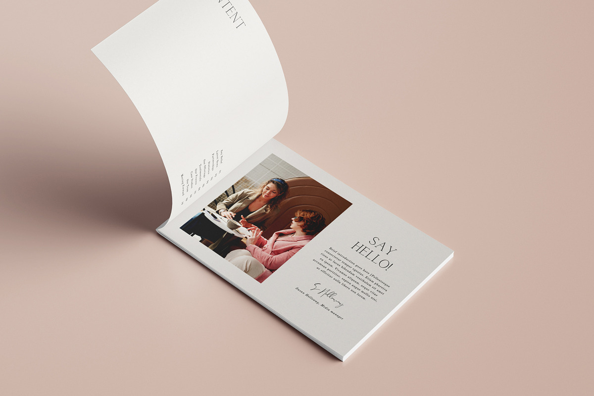 Media/Press Kit Brochure Template, a Brochure Template by RWstudio (Photo 4 of 11)