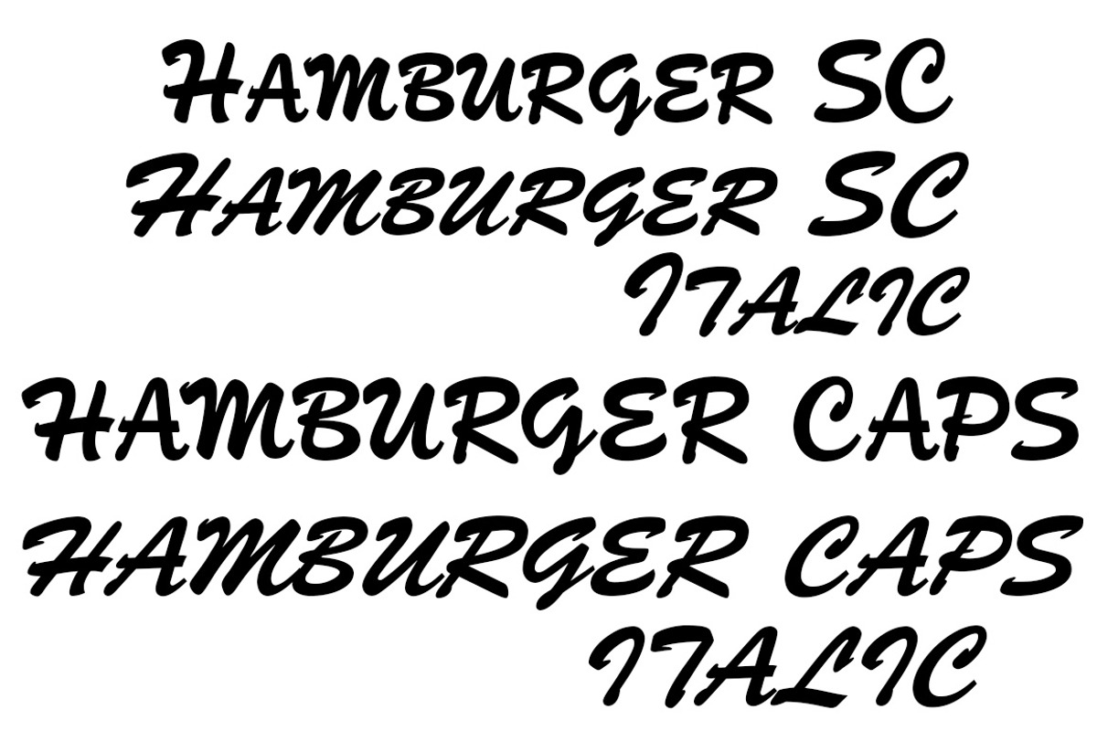 Hamburger, a Font by FontMesa (Photo 3 of 3)