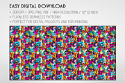20 Seamless Urban Graffiti Patterns, a Pattern Graphic by Nordic Design (Thumbnail 2 of 9)