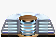 TV Studio Desk Collection (12 PCS), a Furniture 3D Model by akerStudio (Thumbnail 82 of 153)