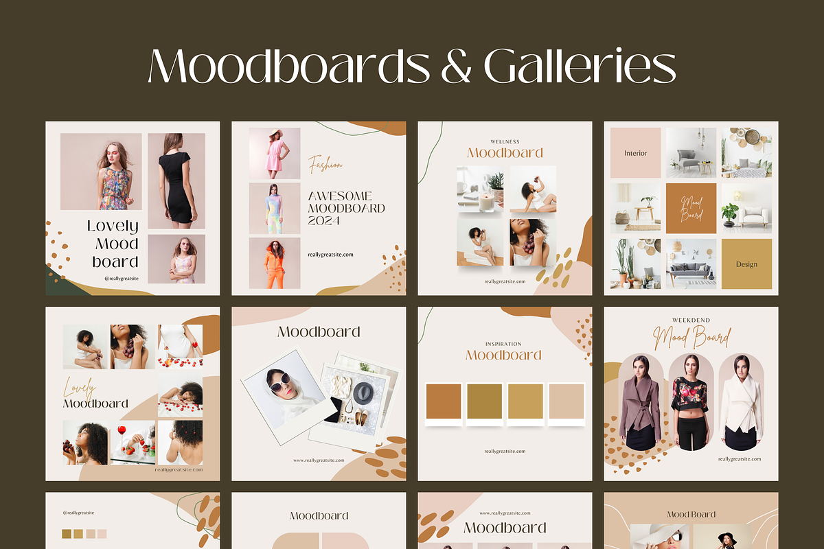 100 Instagram Templates in CANVA, a Social Media Template by Designspace (Photo 9 of 10)
