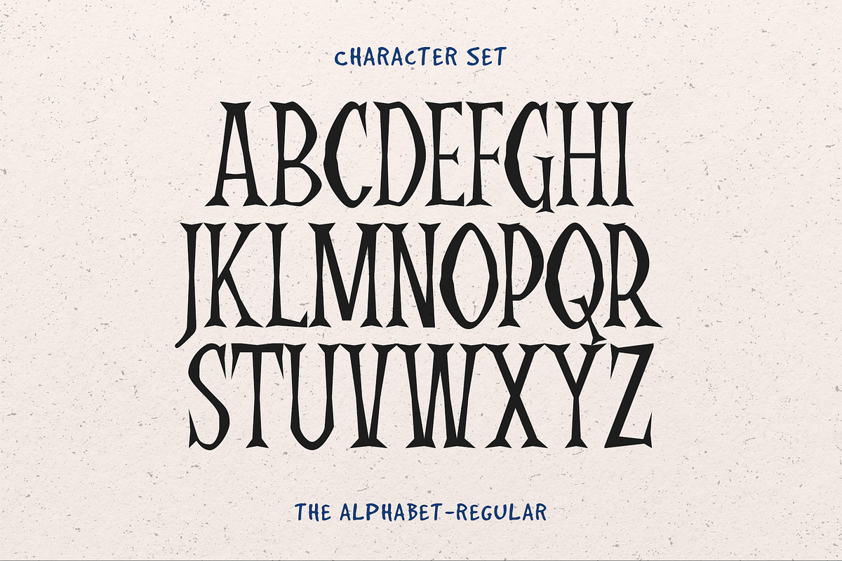 Aidens Family Font - Horror Font, a Serif Font by ariodsgn (Photo 2 of 9)