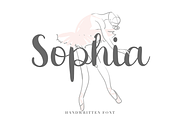Sophia, a Script Font by Larin Type Co. (Thumbnail 1 of 7)