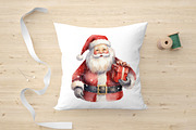 Watercolor Merry Christmas Set, a Seasonal Illustration by The Best Digital Plaza (Thumbnail 4 of 5)