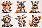 Whimsical Animal Ghosts Clipart, a Transportation Illustration by Digital Artistic99 (Thumbnail 3 of 7)