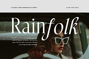 Rainfolk - Classic Minimalist Serif, a Serif Font by Sarid Ezra (Thumbnail 10 of 10)