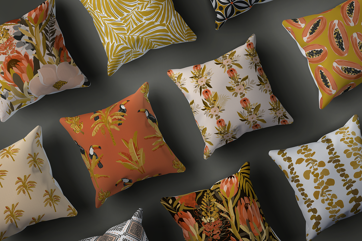 Tropical story. Patterns collection., a Pattern Graphic by Alena Zaytseva (Photo 8 of 11)