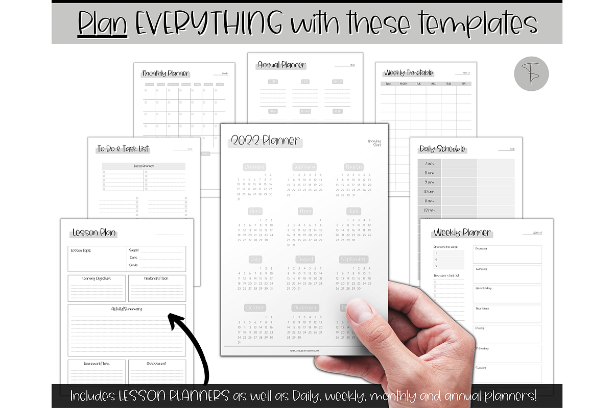 Homeschool Planner Printable - 50 pg, a Templates & Theme by Templatables (Photo 4 of 11)