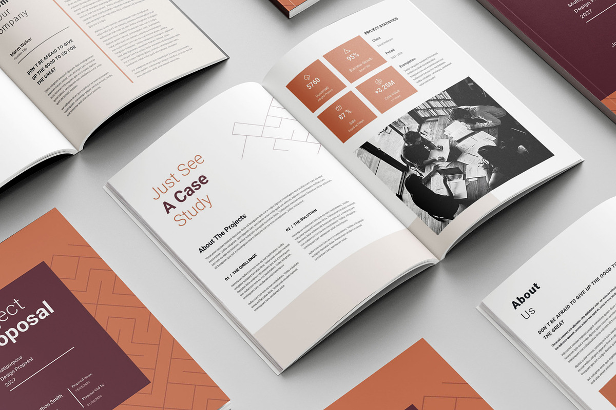 Business Proposal Template, Brochure, a Brochure Template by Niofix (Photo 4 of 6)