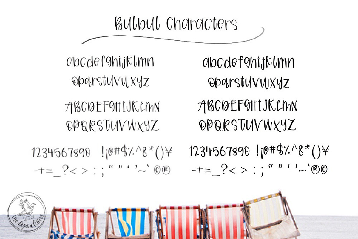Bulbul | A Modern Handwritten Font preview 2