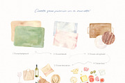 Picnic Time - Illustrations Set, a Food Illustration by Julia M. Watercolor (Thumbnail 9 of 16)