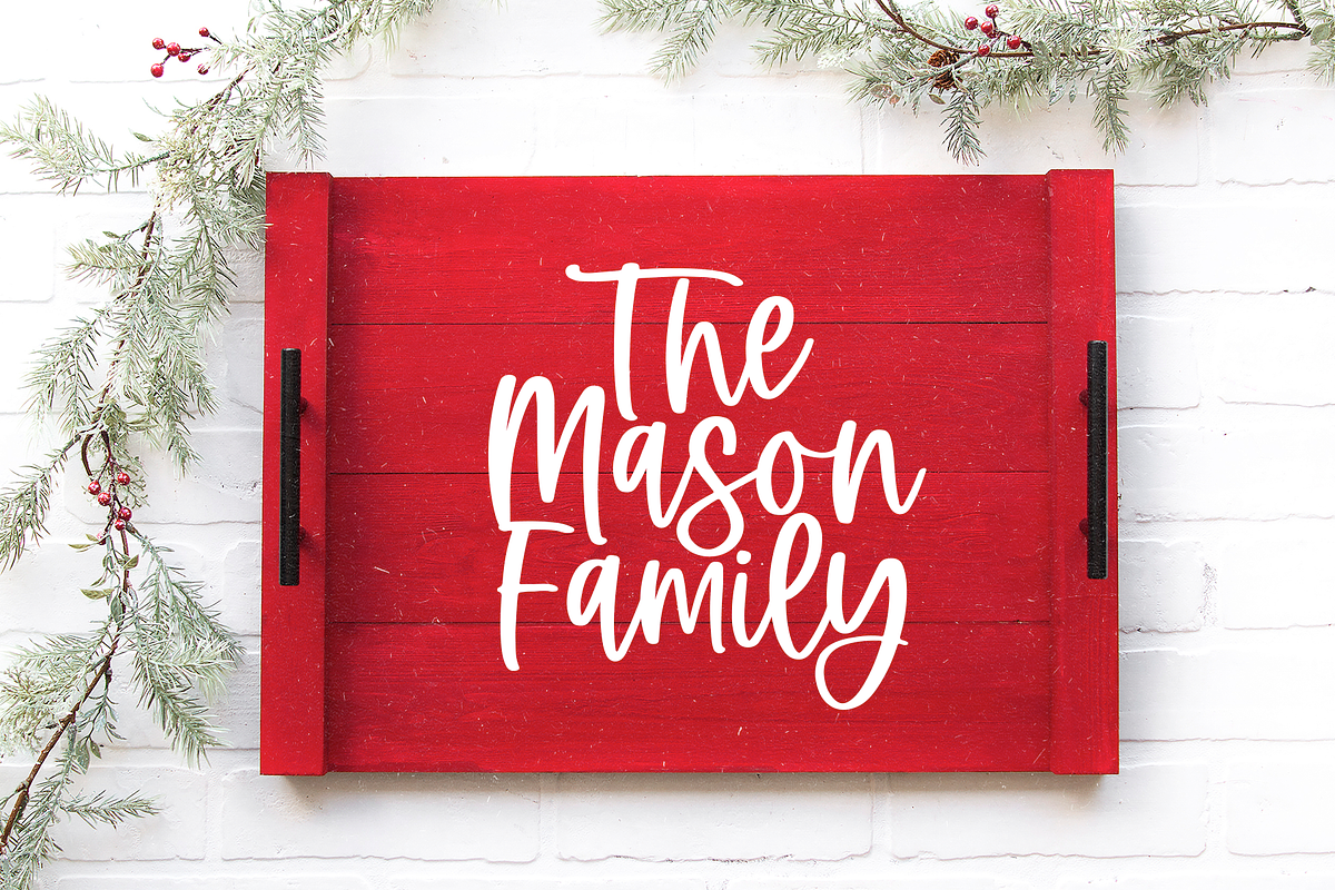 Holiday Wishes | Modern Script Font, a Script Font by KA Designs (Photo 4 of 13)