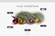 Fuzzy Watercolor Box for Procreate, a Brush Add-On by Liquid Amethyst Art (Thumbnail 3 of 6)