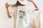 Watercolor Nantucket Summer Clipart, a Decorative Illustration by Beigetime (Thumbnail 4 of 9)
