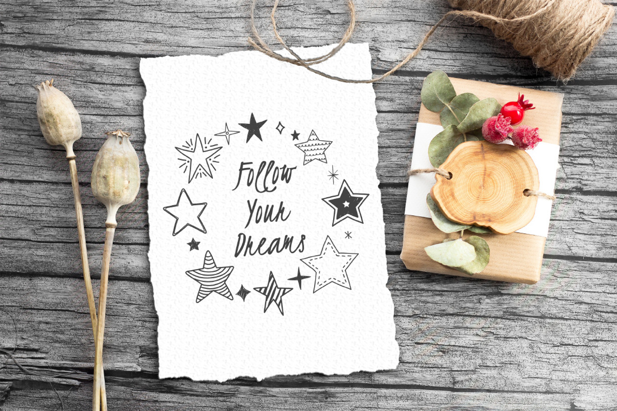 Hand Drawn Stars, a Graphic by PixMarket (Photo 6 of 6)