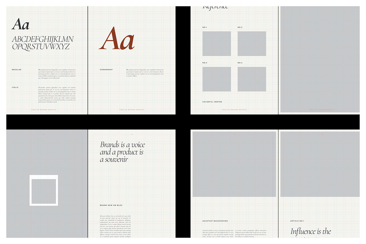 TWELVE Brand Book Guidelines, a Magazine Template by Arif Tri Ananta (Photo 9 of 14)