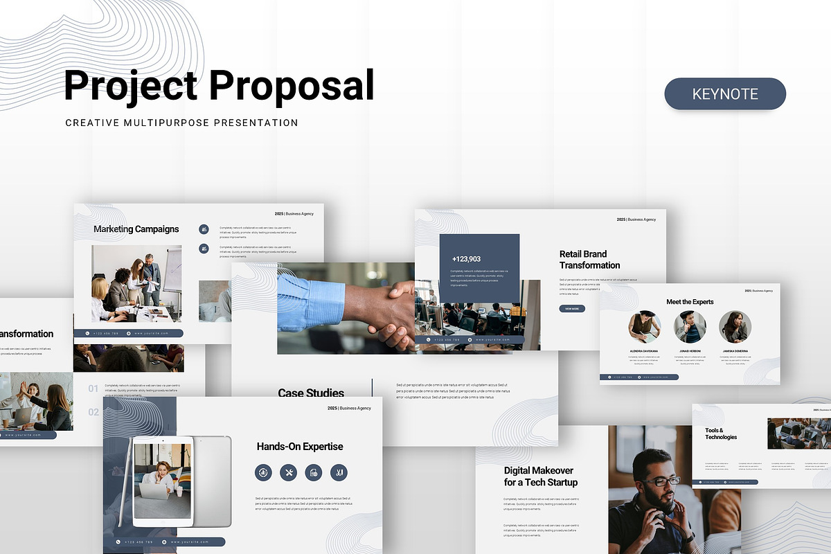 Project Proposal - Keynote, a Presentation Template by AQR Studio (Photo 1 of 3)