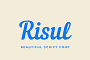 Risul Script Font, a Script Font by Creative Foundry (Thumbnail 1 of 8)