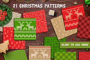65  Seamless Christmas Patterns, a Pattern Graphic by SwetTS (Thumbnail 2 of 7)